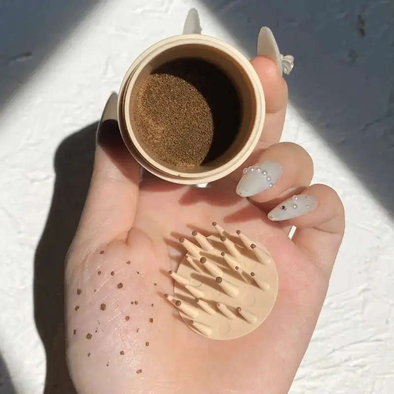 Soft Brown Freckle Magic Pen,Create Ultra-Natural Lifelike Freckles with Air Cushion Stamp,Waterproof, Dot Spot Beauty Makeover