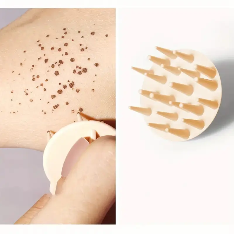 Soft Brown Freckle Magic Pen,Create Ultra-Natural Lifelike Freckles with Air Cushion Stamp,Waterproof, Dot Spot Beauty Makeover