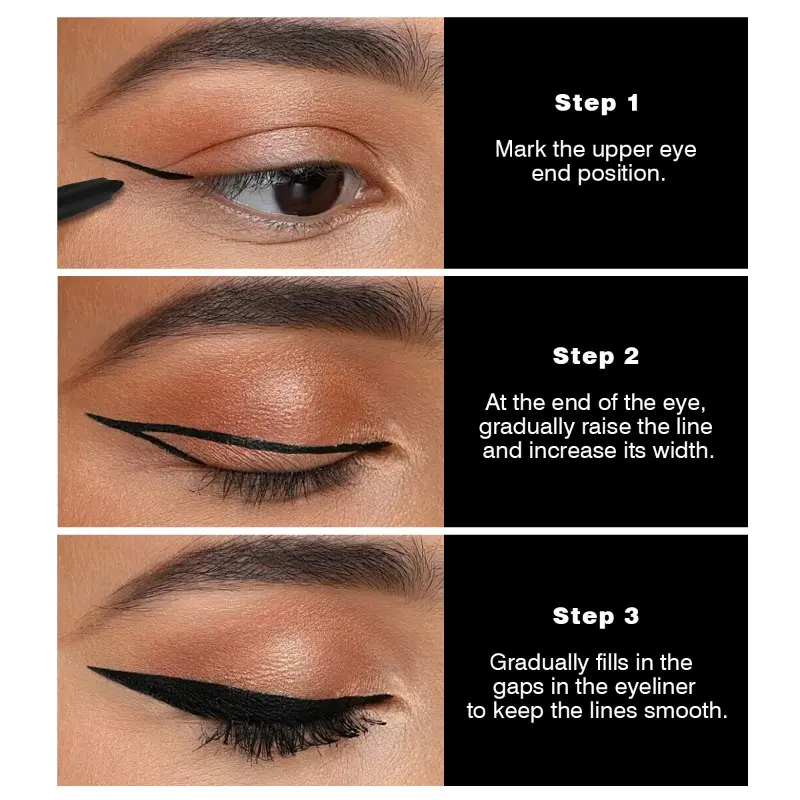 Waterproof, Sweatproof, Long-lasting Black Eyeliner Gel Pen That Is Naturally Non-smudgeable for Daily Use Eye Makeup