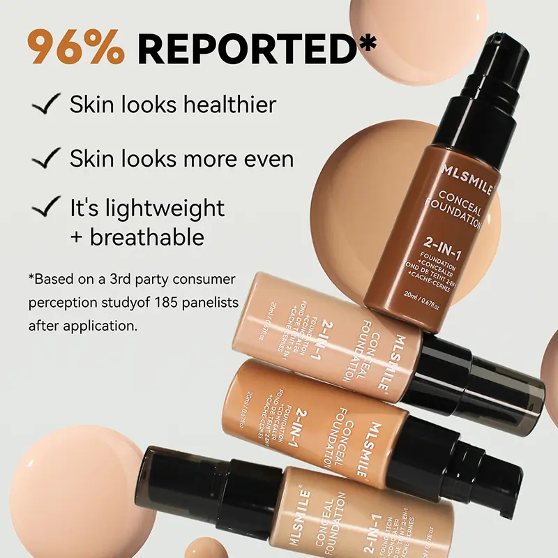 Matte Liquid Foundation Oil Control Concealer BB Cream Waterproof Lasting Full Coverage Natural Holding Makeup Face Base