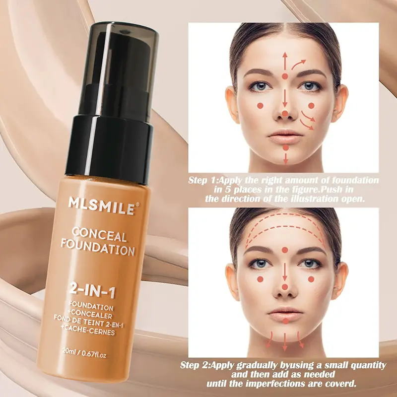 Matte Liquid Foundation Oil Control Concealer BB Cream Waterproof Lasting Full Coverage Natural Holding Makeup Face Base