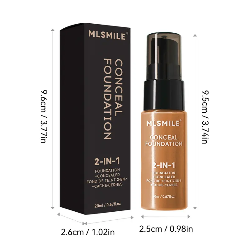 Matte Liquid Foundation Oil Control Concealer BB Cream Waterproof Lasting Full Coverage Natural Holding Makeup Face Base