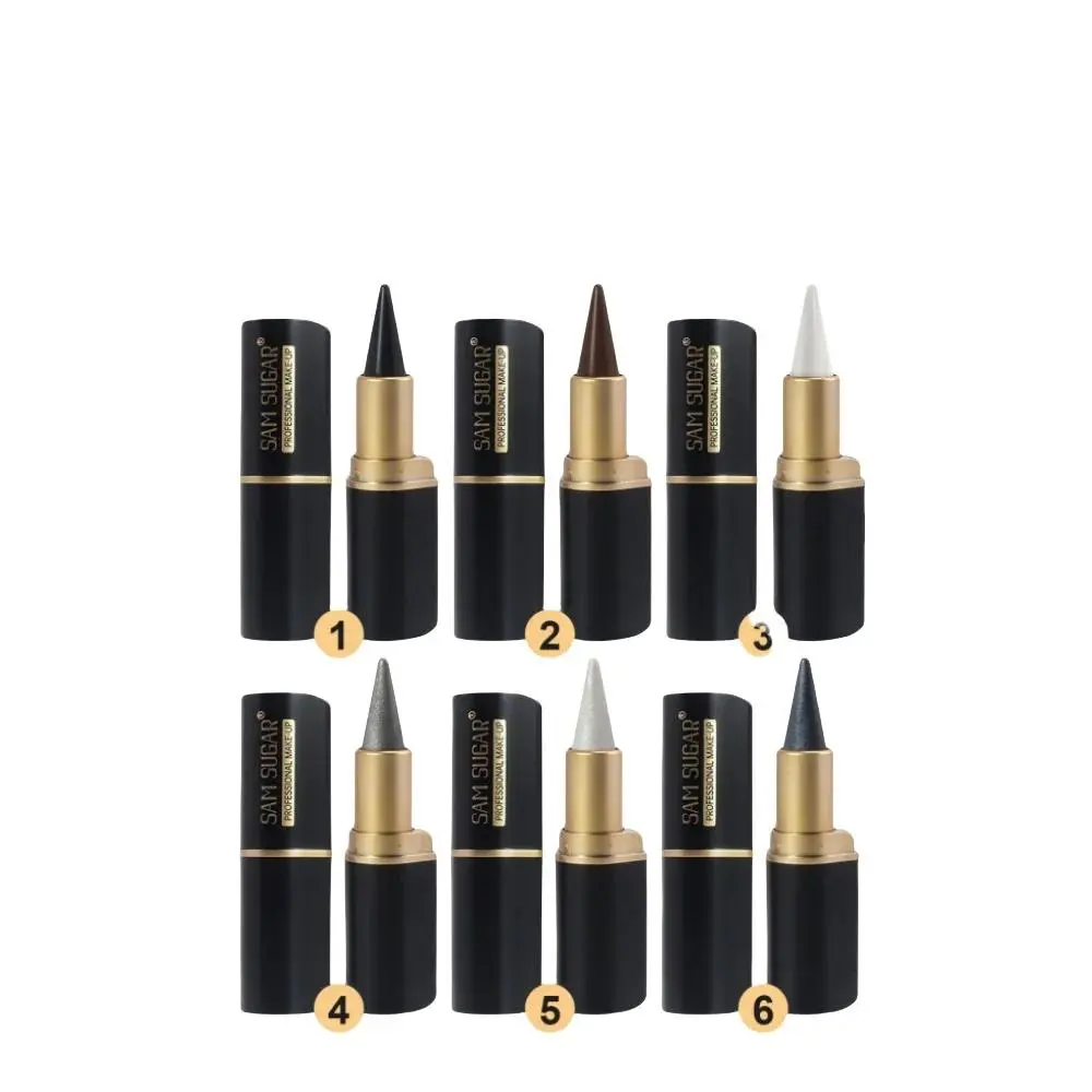 Black Waterproof Eyeliner Pen Long Lasting 24H Smudge Proof Gel Makeup Highlighter For Smokey Eye Look Fast Drying