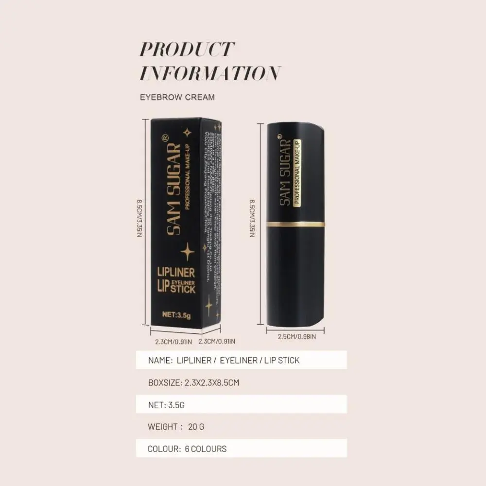 Black Waterproof Eyeliner Pen Long Lasting 24H Smudge Proof Gel Makeup Highlighter For Smokey Eye Look Fast Drying
