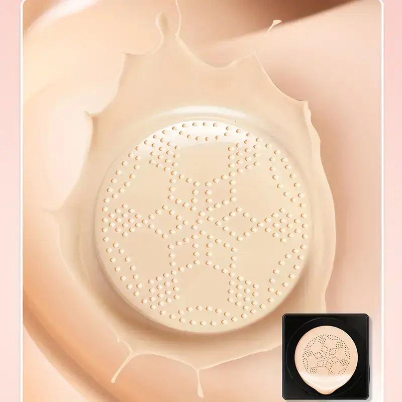 Mushroom Head Air Sponge BB Cream Foundation,Full Coverage, Long-lasting Moisturizing,Concealer Base Makeup,Natural Nude makeup