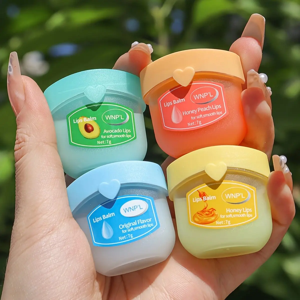 6pcs Fruit Flavor Lip Balm Set,Colorless Moisturizing & Nourishing Lip Gloss for All Skin Types,Perfect Gift for Men & Women