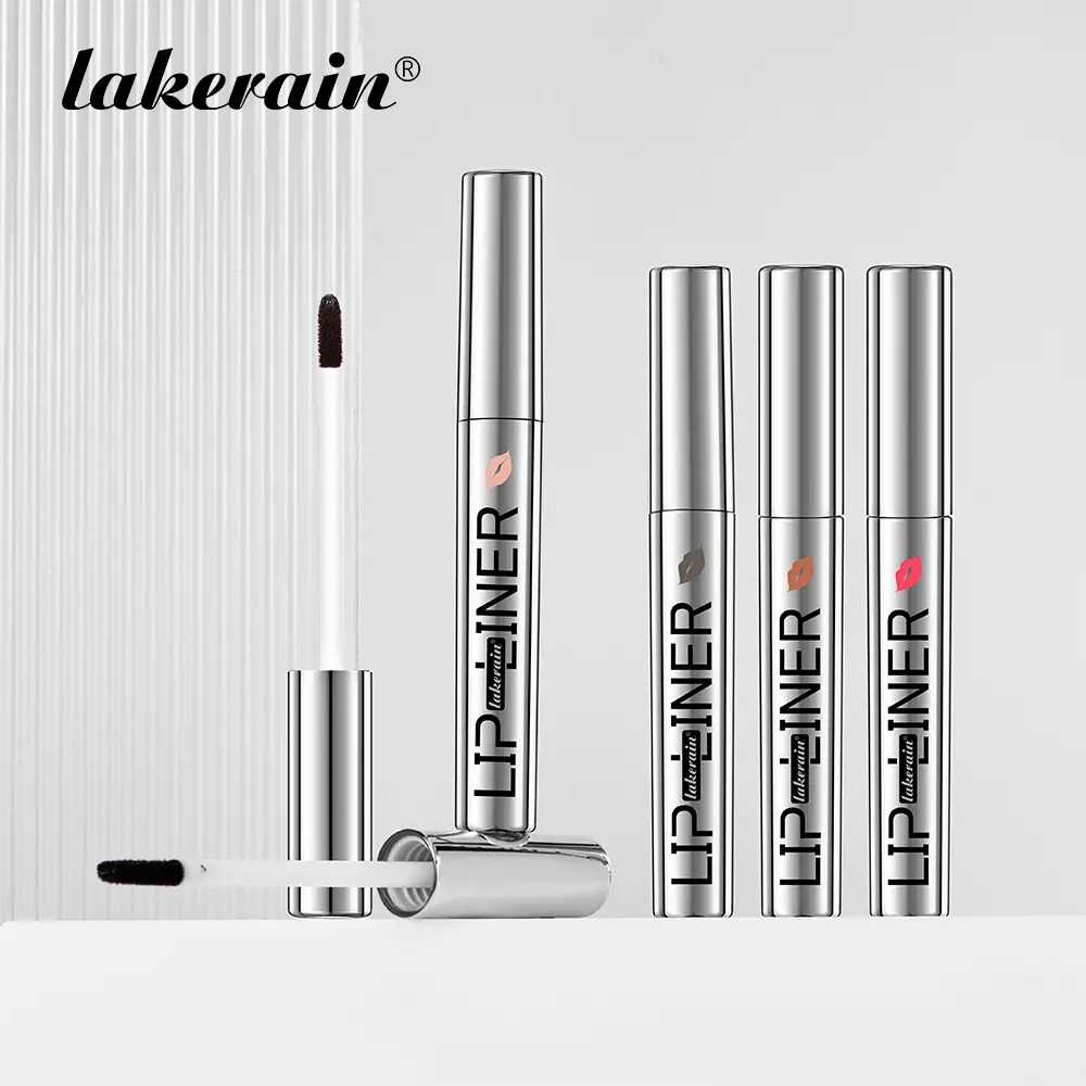 lakerain 4 color tearing lip liner pencil show color waterproof sweatproof easy to color matte tearing lip liner pencil