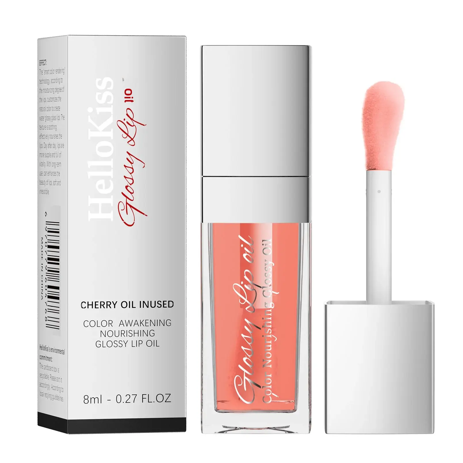 Kissable Lip Glow Oil With Vitamin E Shea Butter Deep Nourishment Lightweight Non Greasy Plumping Effect