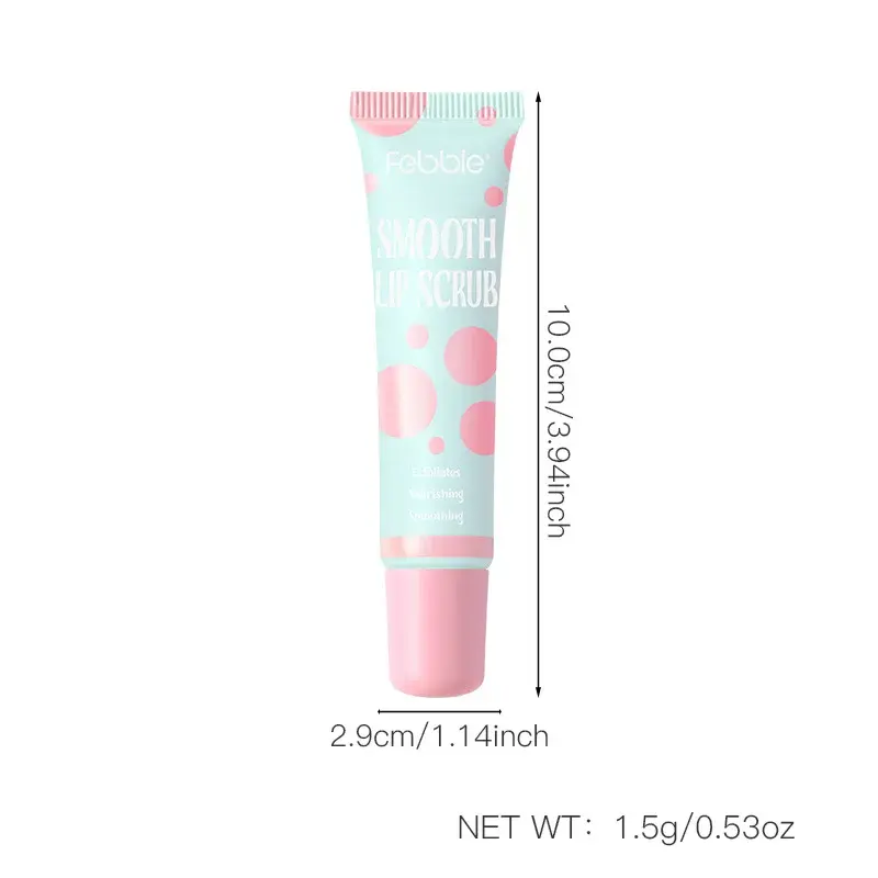Moisturizing Lip Scrub Hydrating Brightens Dark Lips Removes Dead Skin Cells for Soft Smooth Kissing Lip Care Treatment