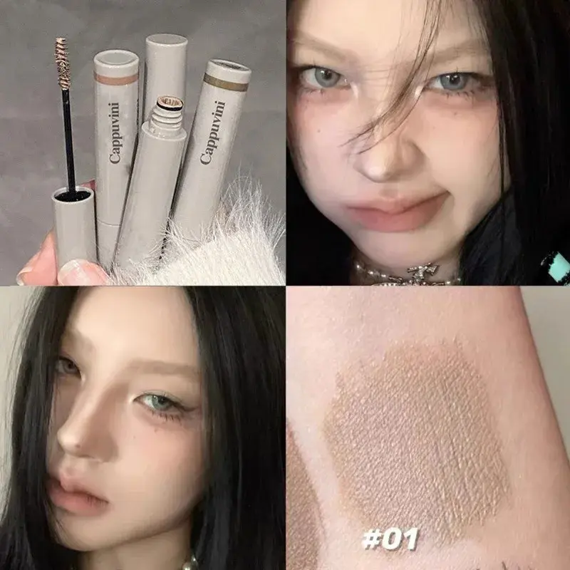 Natural Pigments Eyebrow Mascara Cream Lasting Eye Brow Tint Gel Liquid Paint Cocoa Brown Moss Green Color Professional Makeup