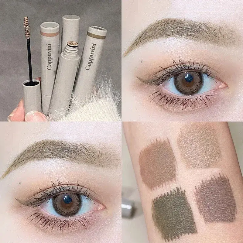 Natural Pigments Eyebrow Mascara Cream Lasting Eye Brow Tint Gel Liquid Paint Cocoa Brown Moss Green Color Professional Makeup