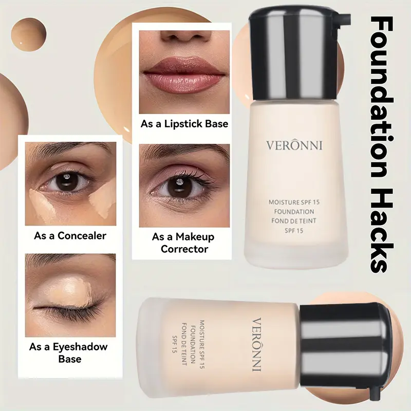 6 Colors New Concealer for Dark Circles, Tears, Freckles, Acne, Dark Circles, Pigmentation and Blemishes - Creating a Natural