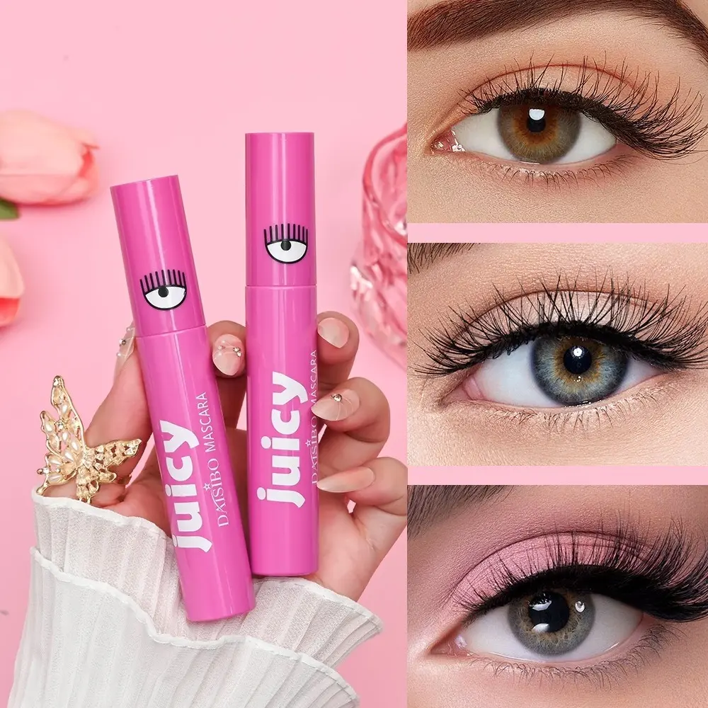 5D Bifurcated Head Mascara Cute Big Eyed Eyelash Extension Waterproof Adds Volume Lengthening And Thickening Curl Makeup
