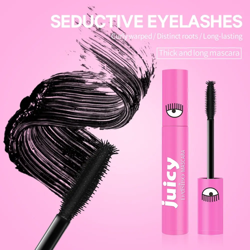 5D Bifurcated Head Mascara Cute Big Eyed Eyelash Extension Waterproof Adds Volume Lengthening And Thickening Curl Makeup