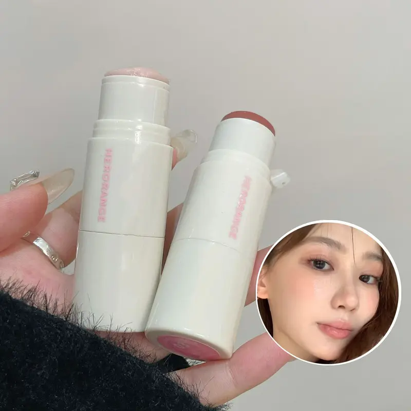 HERORANGE Aqua powder blusher Stick Korean Girls Whitening Natural Naked Makeup Highlight powder blusher Brightening Cream