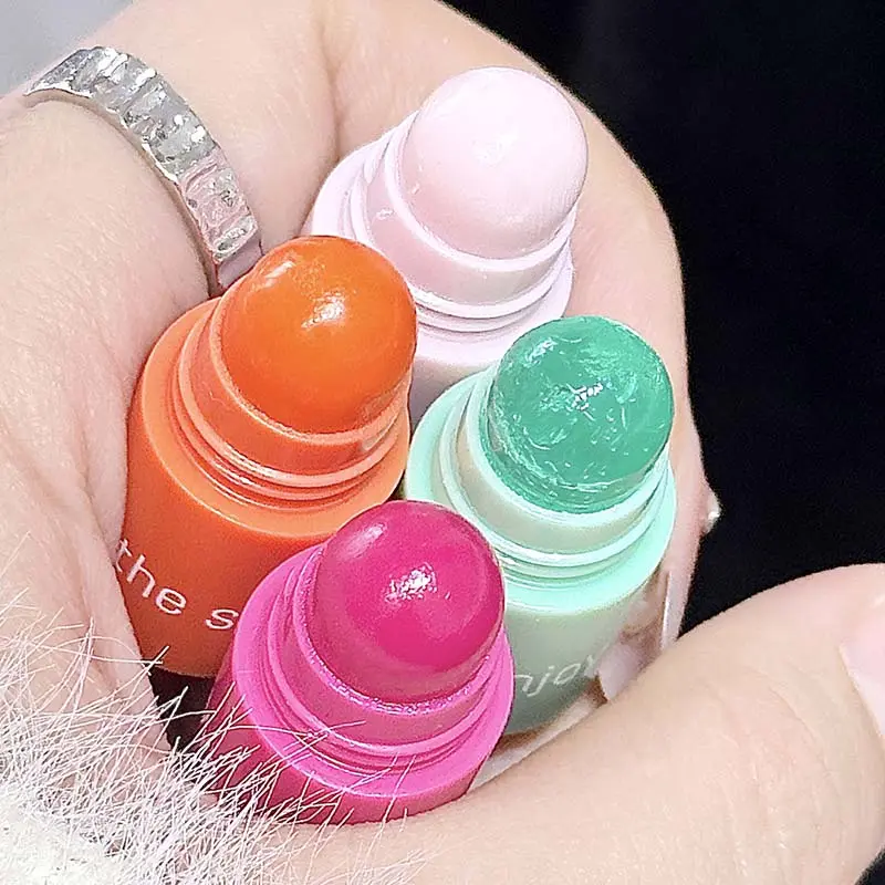 4 In 1 Color-changing Lip Balm Combo Kit Moisturizing Colorless Pink Orange Hydrating Lip Care Anti-dryness Primer Lipstick Pen