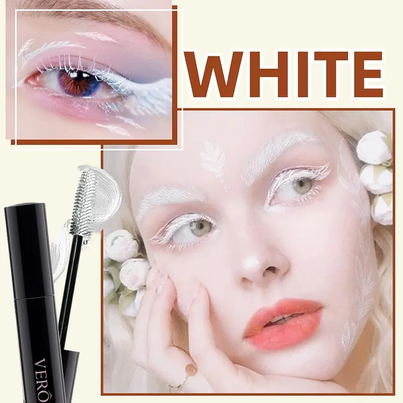 3D Mascara Lengthening Black Lash Eyelash Extension Eye Lashes Brush Beauty Makeup Long-wearing Gold Color Mascara