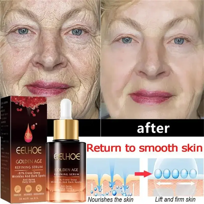 Wrinkle Remove Serum Anti-Aging Essence Fade Fine Line Lifting Firming Whitening Skin Care