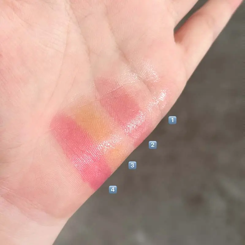 4 In 1 Color-changing Lip Balm Combo Kit Moisturizing Colorless Pink Orange Hydrating Lip Care Anti-dryness Primer Lipstick Pen