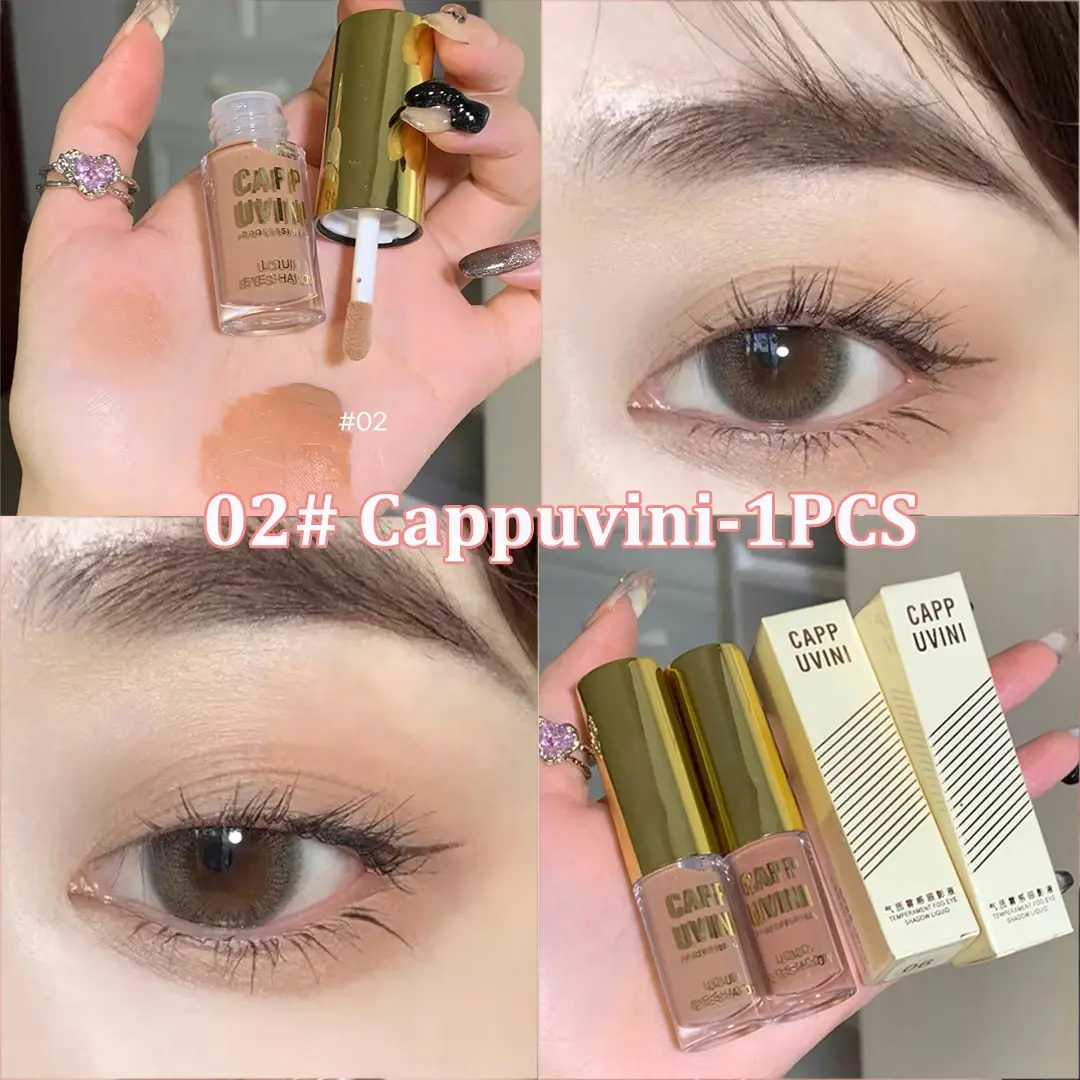 Brown Glitter Liquid Eyeshadow Stick Contour Blush Pigment Fine Shimmer Matte Natural Cheek Milk Coffee Shadow Cream Eye Makeup
