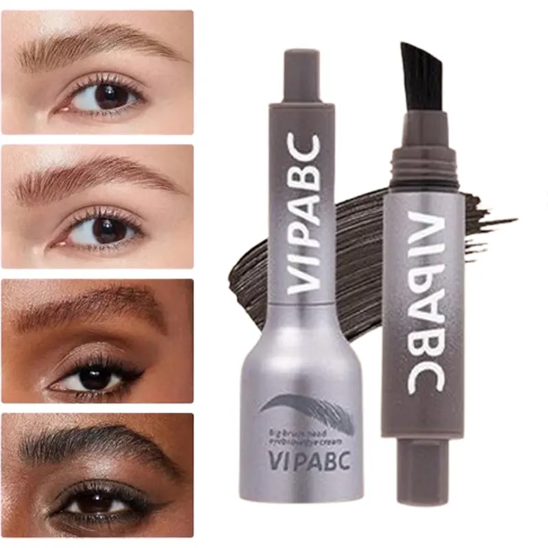 Eyebrow Powder Cream Waterproof Not Smudge Eyebrow Cream Long Lasting Color Rendering Smear-proof Makeup Wild Eyebrow Makeup
