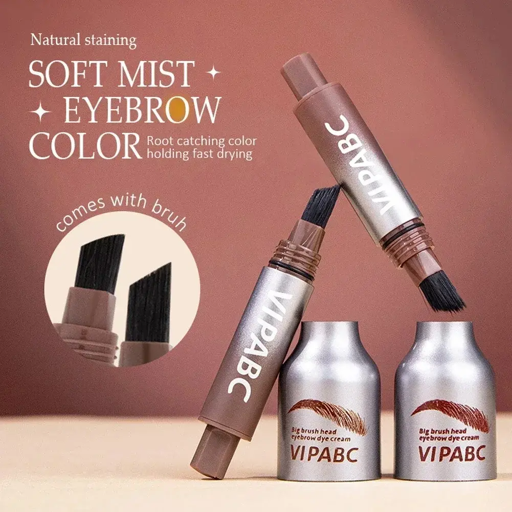 Eyebrow Powder Cream Waterproof Not Smudge Eyebrow Cream Long Lasting Color Rendering Smear-proof Makeup Wild Eyebrow Makeup