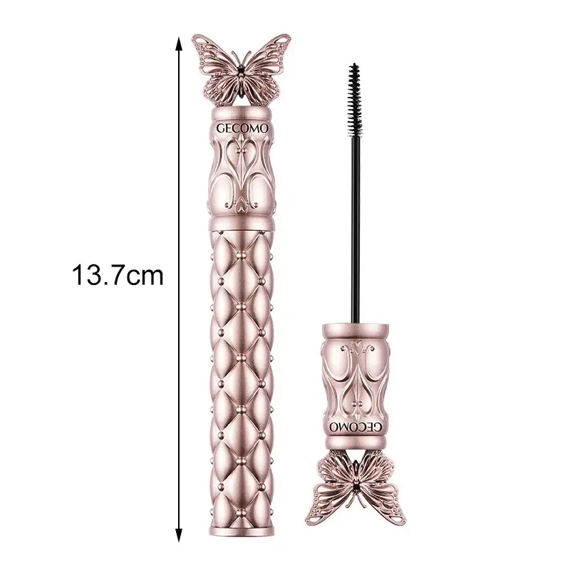 Black Mascara Butterfly Design Thickening Lengthening Curling Liquid Fiber Mascara Long-lasting Waterproof Eye Makeup Tools