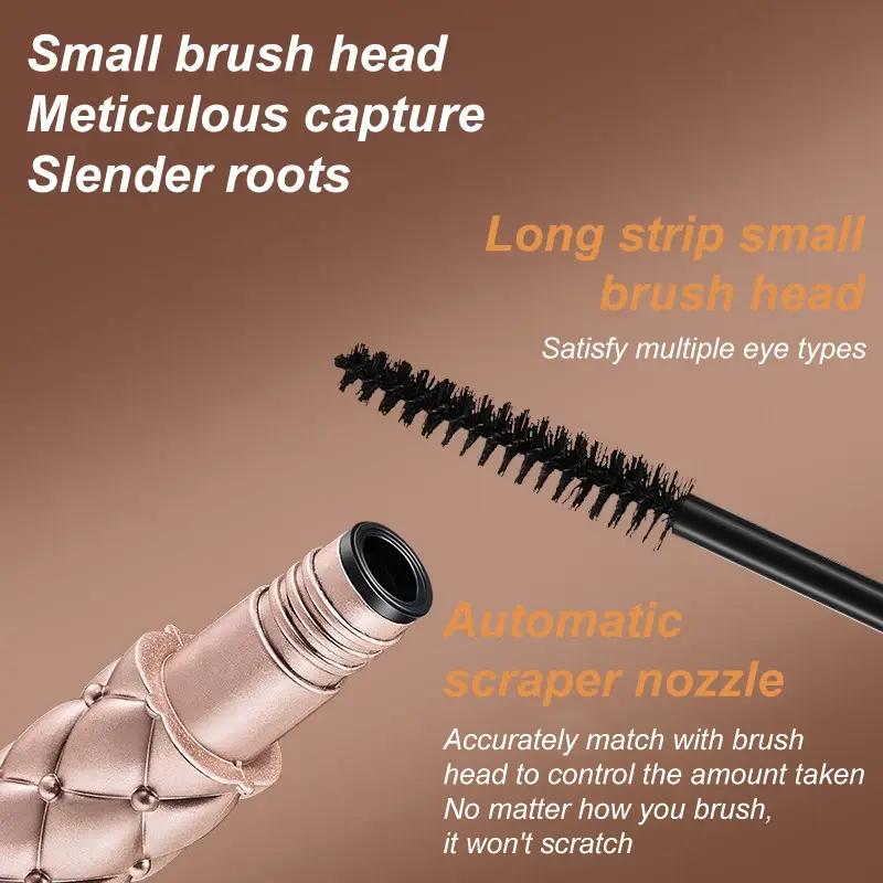 Black Mascara Butterfly Design Thickening Lengthening Curling Liquid Fiber Mascara Long-lasting Waterproof Eye Makeup Tools