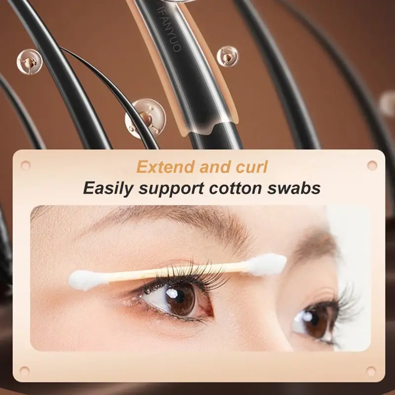 Black Mascara Butterfly Design Thickening Lengthening Curling Liquid Fiber Mascara Long-lasting Waterproof Eye Makeup Tools