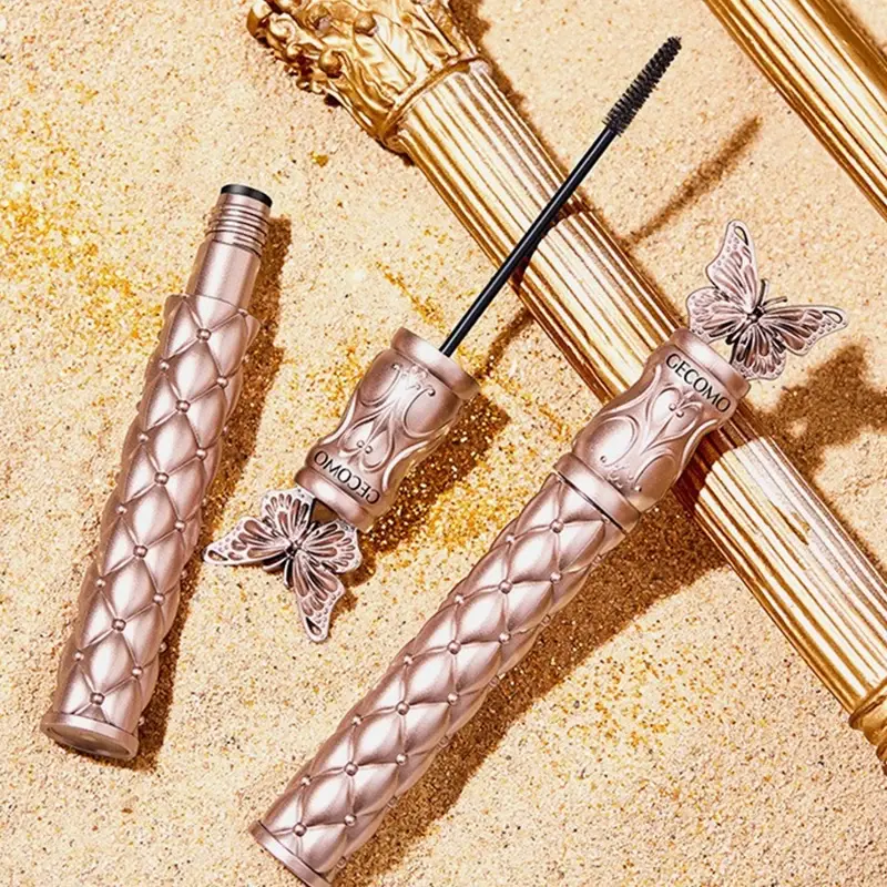 Black Mascara Butterfly Design Thickening Lengthening Curling Liquid Fiber Mascara Long-lasting Waterproof Eye Makeup Tools