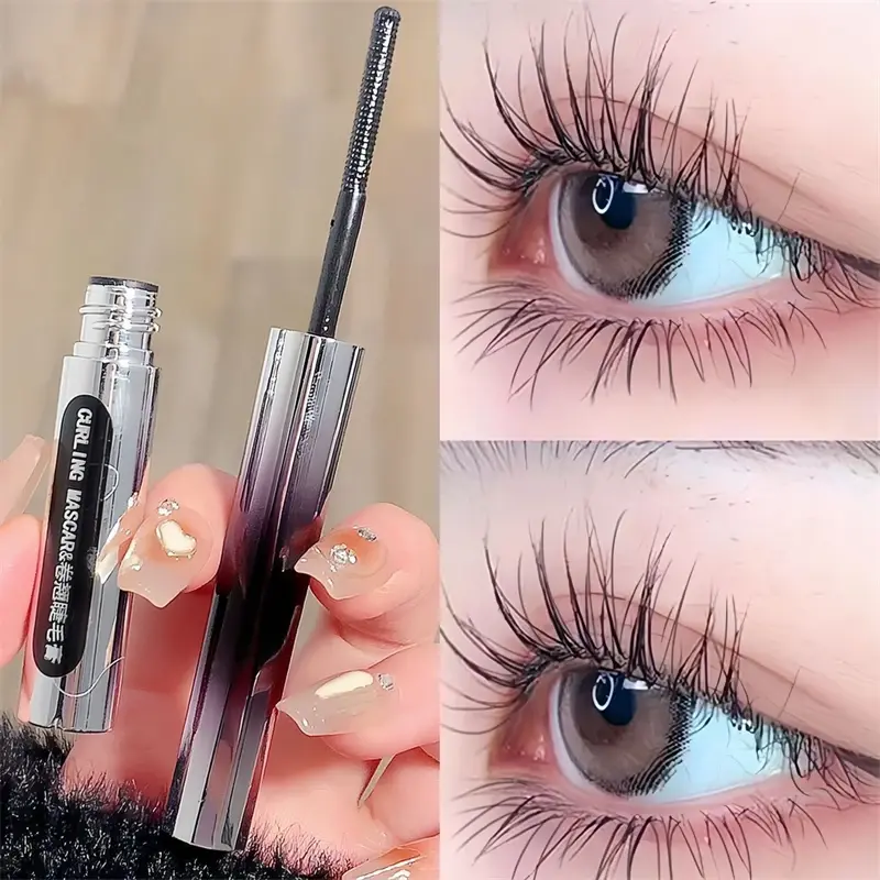 Metal Bar Type Head Mascara Lengthening Black 3D Lash Eyelash Extension Eye Lashes Long-wearing Mascara Quick Drying Eye Makeup