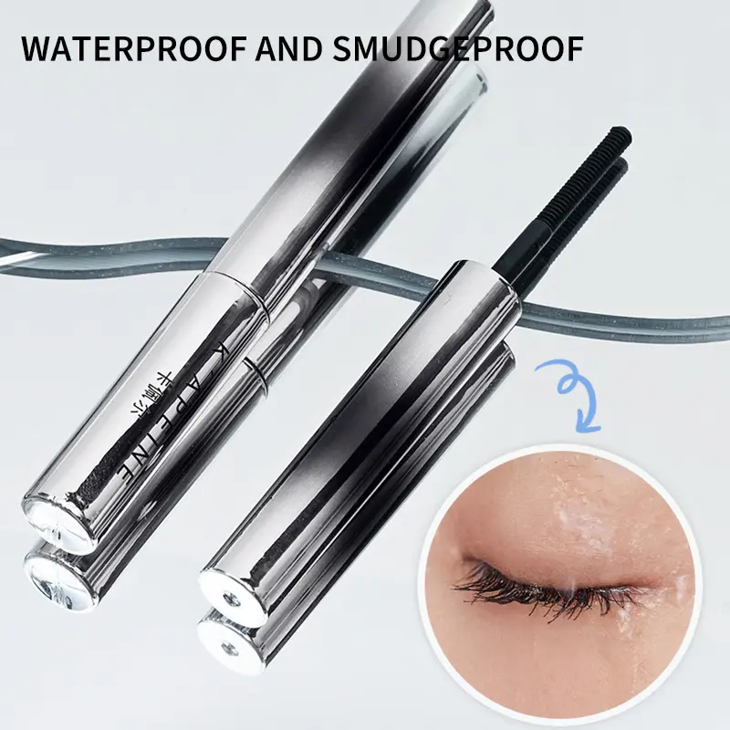 Ultra-fine Small Brush Head Mascara Lengthening Black 3D Lash Eyelash Extension Eye Lashes Long-wearing Brown Color Mascara