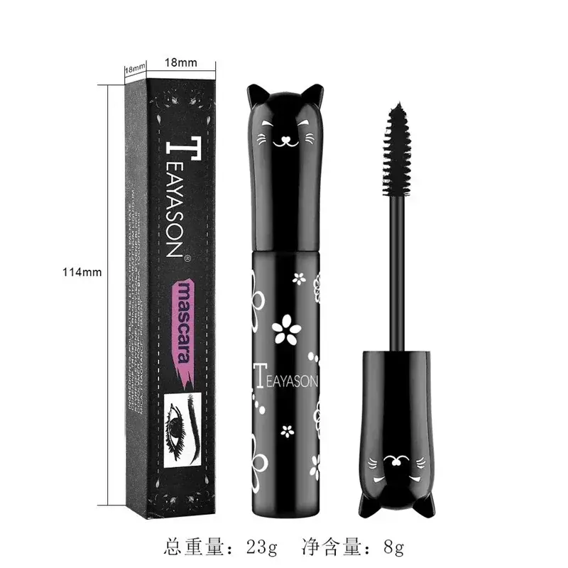 5 Colors Mascara Eyelashes Curling Extension Pink Purple Blue White Mascara Non-smudge Waterproof Fast Dry Long-lasting Makeup