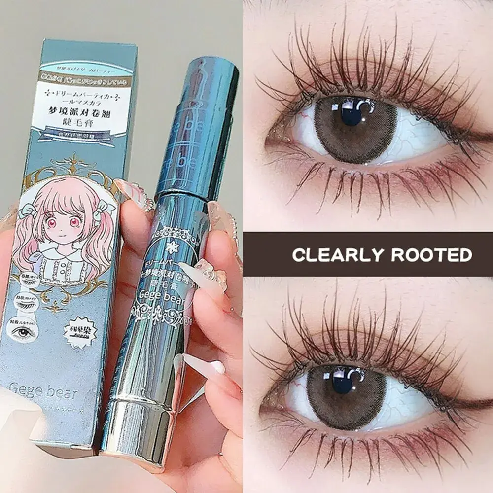 Dream Party Curly Black Sun Flower Mascara Cute Design All Day Long-Wearing Lash-Lengthening Thick Volume Eyelashes