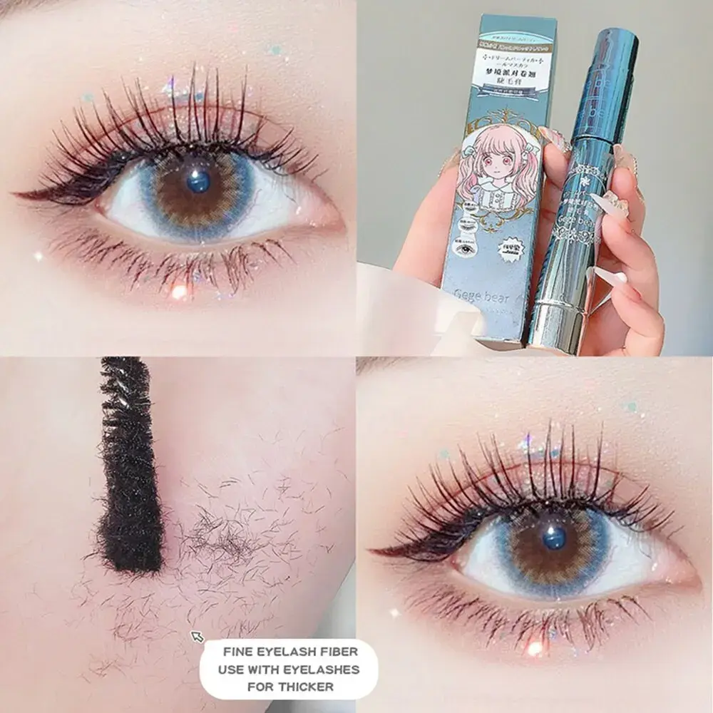 Dream Party Curly Black Sun Flower Mascara Cute Design All Day Long-Wearing Lash-Lengthening Thick Volume Eyelashes