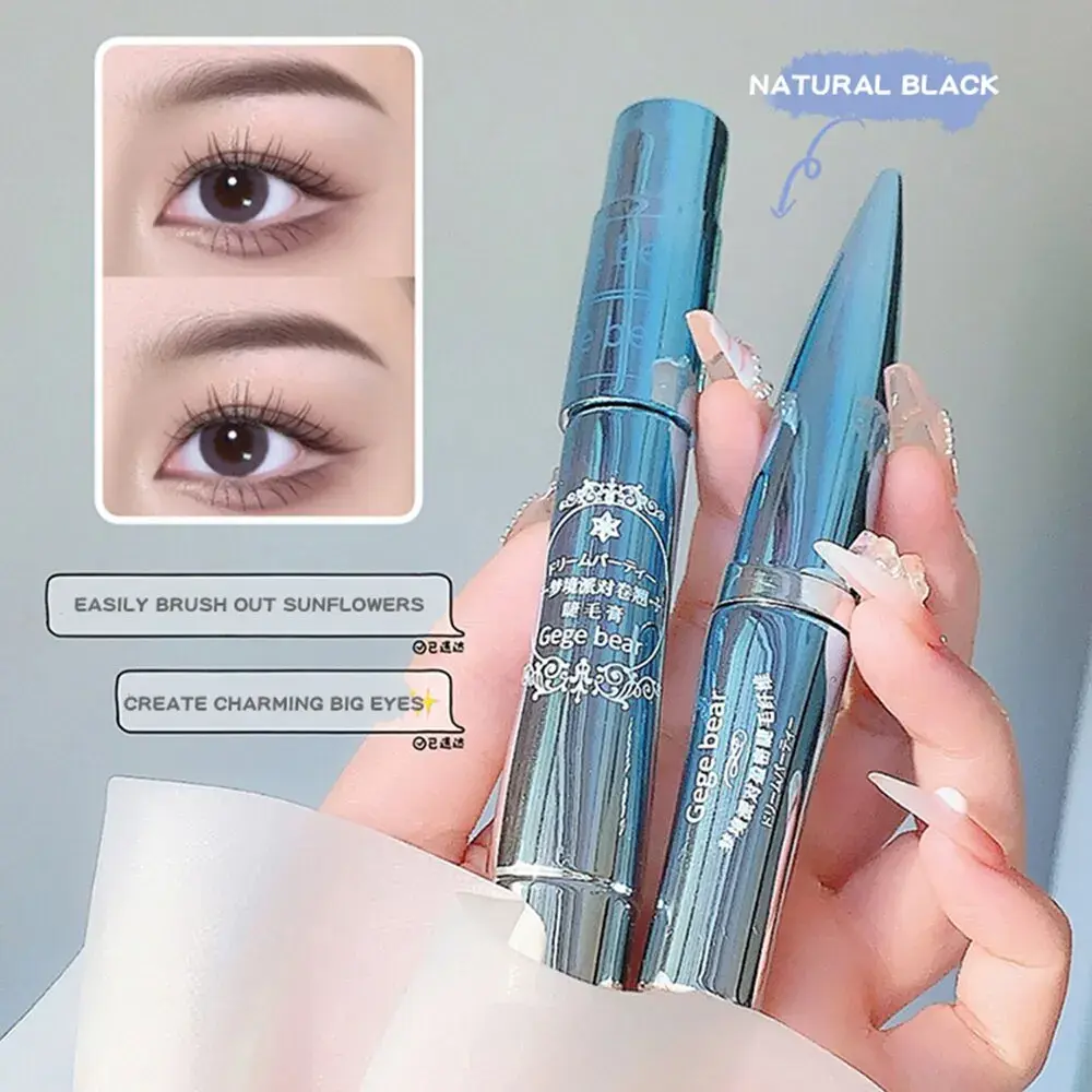 Dream Party Curly Black Sun Flower Mascara Cute Design All Day Long-Wearing Lash-Lengthening Thick Volume Eyelashes