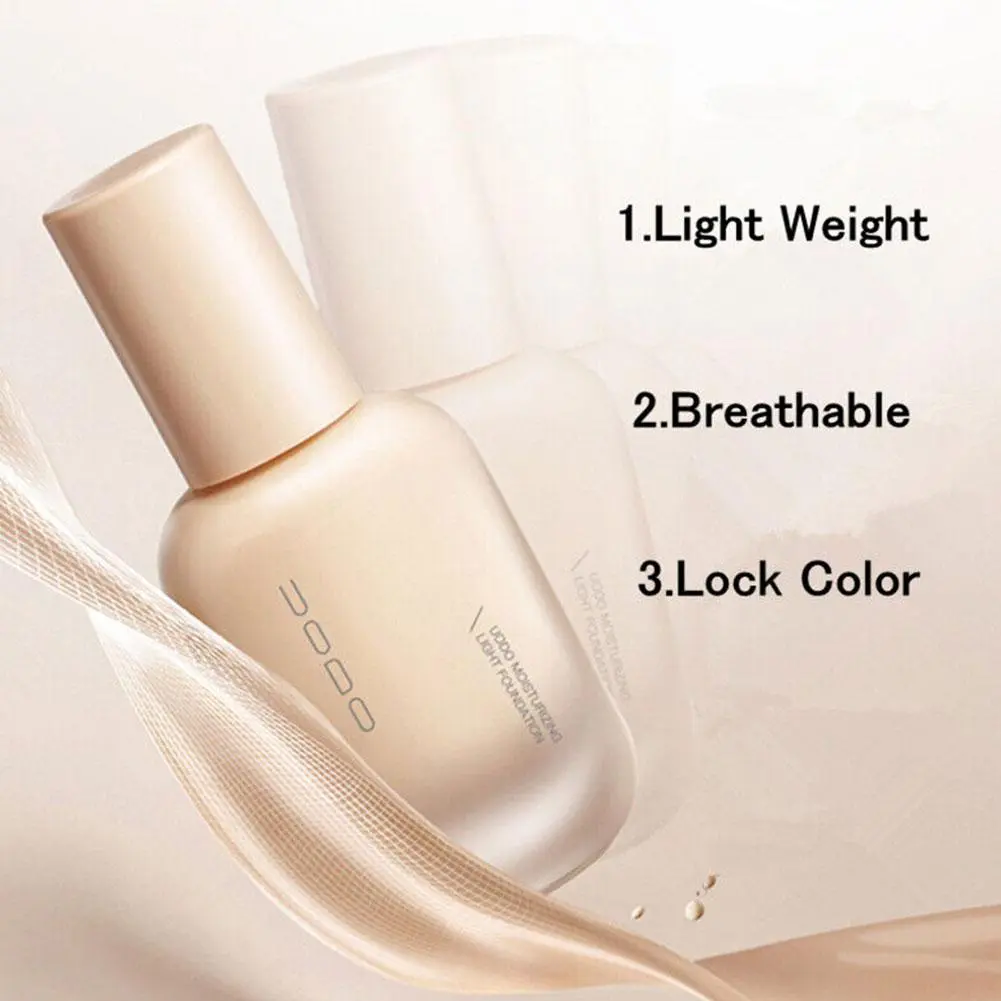 UODO Liquid Foundation Concealer Long-lasting BB Cream Waterproof Pore-minimizing Lasting Bright Dry To Oily Skin Care 30ml