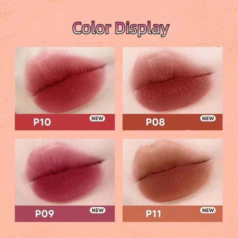 Judydoll Matte Milk Lip Mud Matte Smooth Silky Liquid Lipstick Waterproof Nude Long Lasting Easy to Wear Lip Gloss Makeup