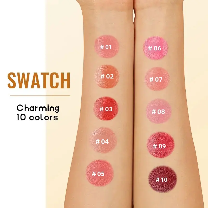 3-in-1 Multi-Use Makeup Blush Stick Waterproof  Blush Lip & Face & Eye Shadow Natural Brightening Beauty Stick