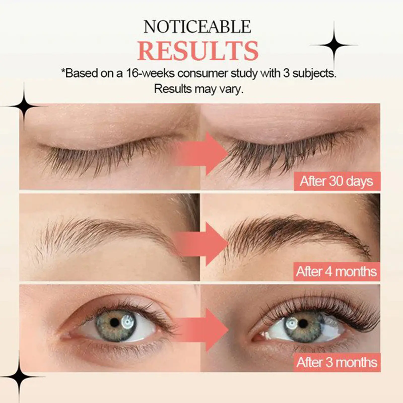Eyelash Enhancer Serum Curls Hair Thickener Strengthen Eyelash Mascara Lengthening 7 Day Eyelash Growth Serum for Eyebrows 3ml
