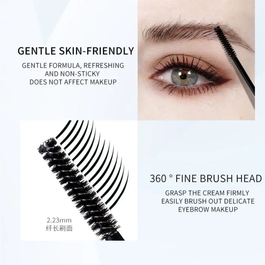 NICEFACE Waterproof Eyebrow Styling Gel Transparent Long-lasting Brow Wax Cream for Eyebrow Sculpting And Makeup