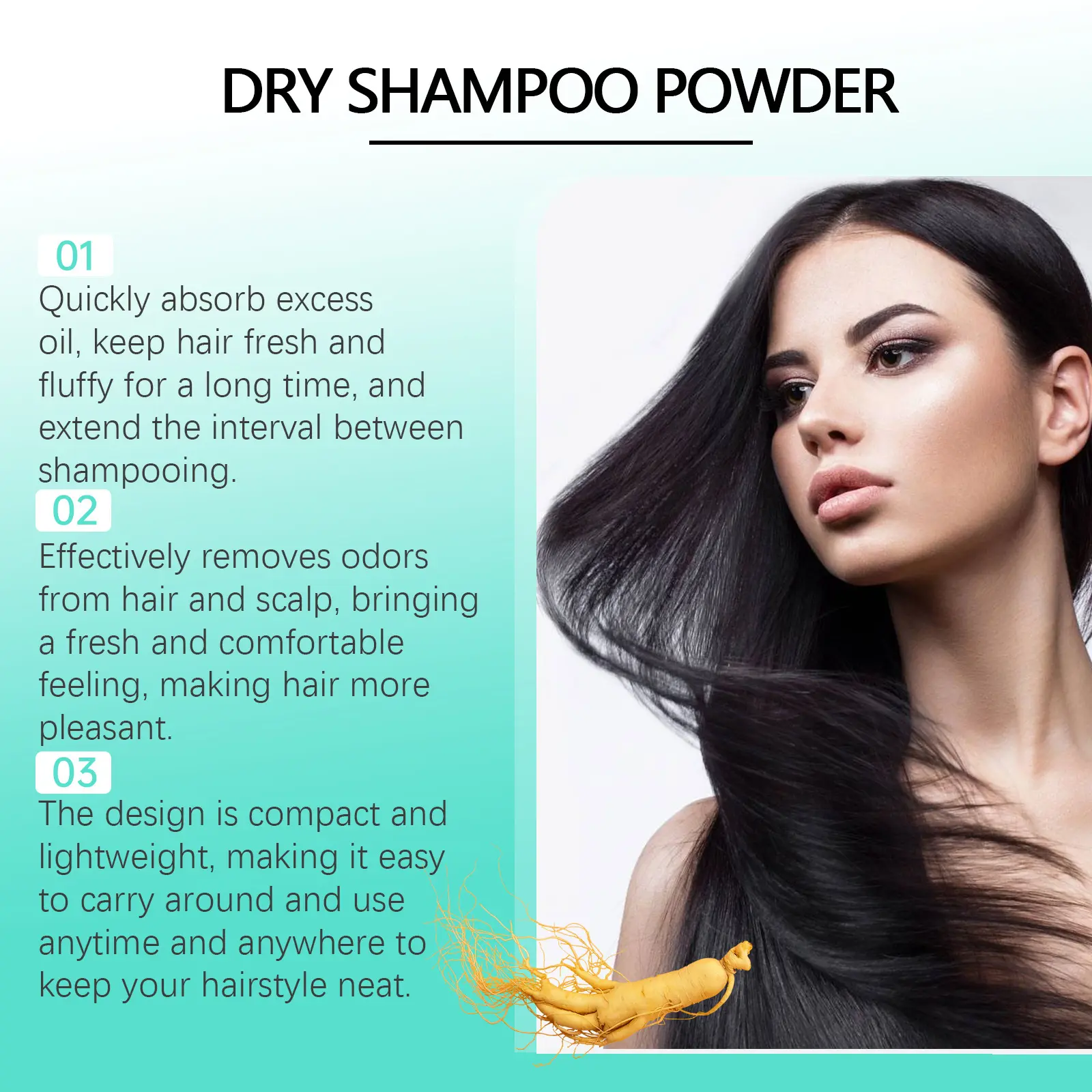 EELHOE Best Hair Powder Fluffy Mattifying Refreshing Leave-In for Lazy People Dry Shampoo Powder to Increase the Volume of Hair