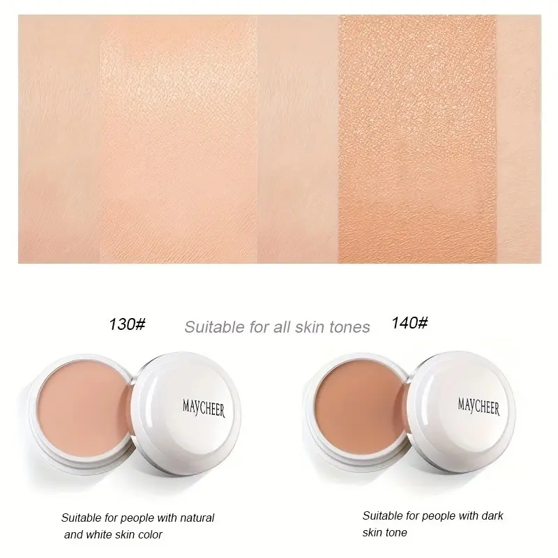 High Coverage Concealer Cream,Concealer For Dark Circles Acne Marks Spot Freckles Blemishes,Long Wear Waterproof Liquid Cream