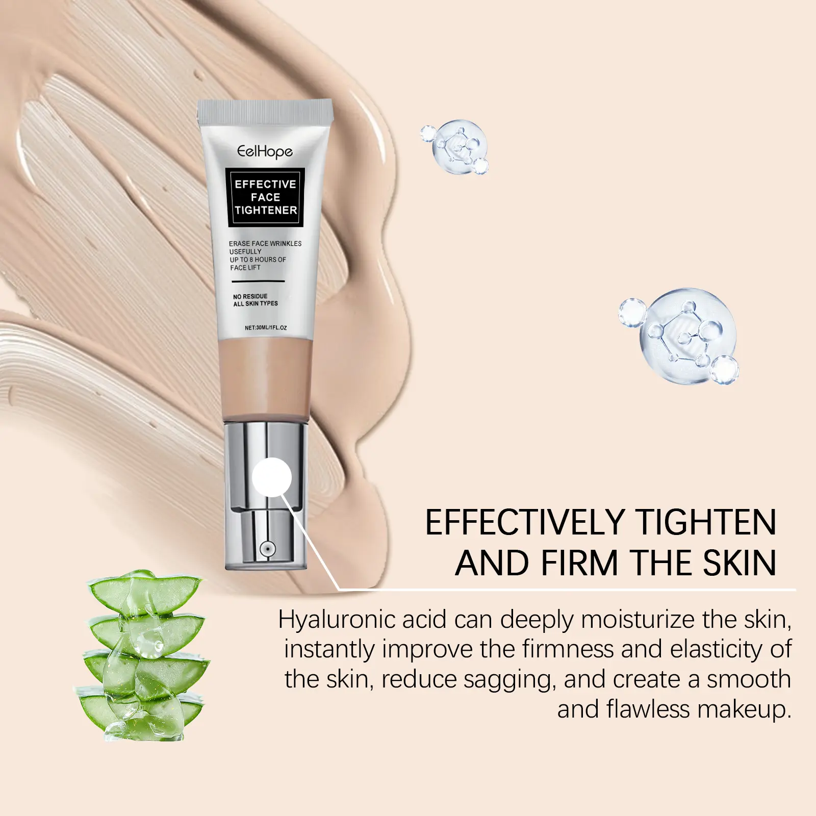 EELHOE Liquid Concealer Foundation Cream Lasting Full Coverage Acne Spot Dark Circles Concealer Cream Waterproof Makeup Product