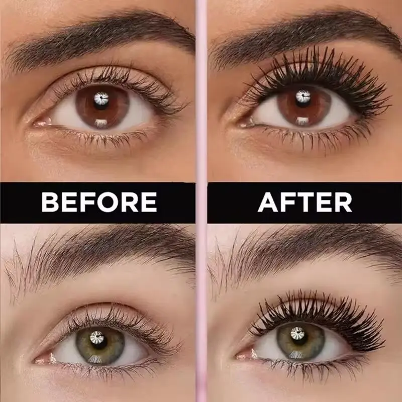 5D Mascara Eyelash Extension Volumizing Long-Wearing Smudge-Proof Thick Quick-drying Waterproof Black Mascara Eye Makeup New