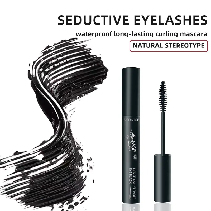 3D Fiber Lashes Thick Lengthening Mascara Long Black Lash Eyelash Extension Eye Lashes Brush Makeup Pro Eye-Cosmetics