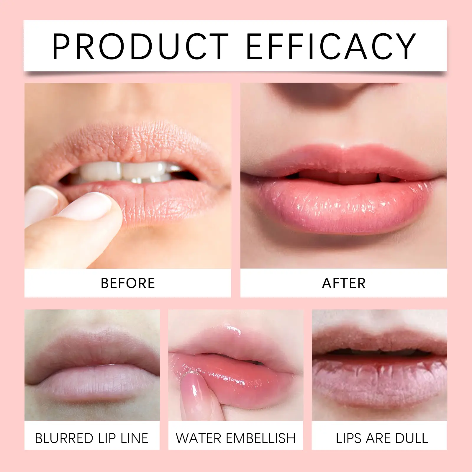 Cute Fluffy Lip Mud Matte Finish Lightweight Texture And Long-lasting Makeup Lipstick Glaze Non-Stick Cup Making It Look White