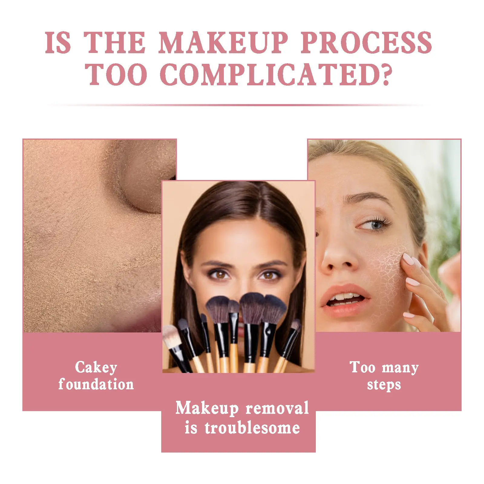 EELHOE 3 in 1 High Coverage Makeup Base Primer Waterproof Oil Control Moisturizing Brightening Concealer Smooth Tone up Cream