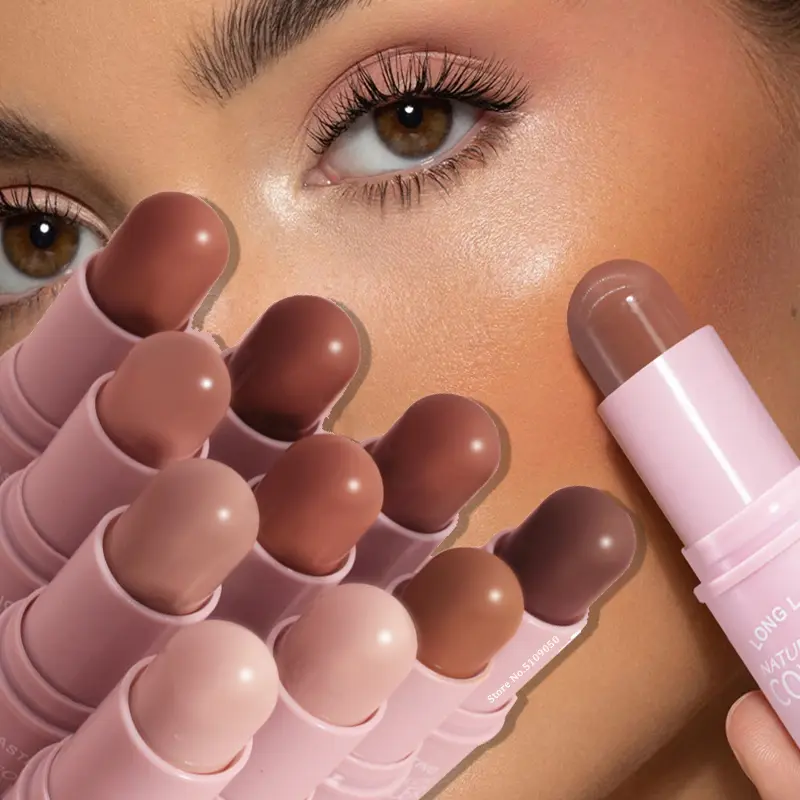 Highlighter Stick Brightening Skin Tone Contouring Natural Stereo Concealer Cream Makeup Base Foundation Multi-Purpose Stick