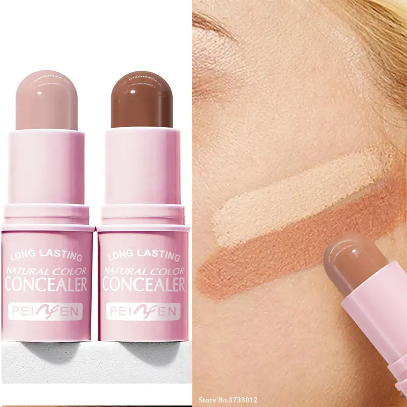 Highlighter Stick Brightening Skin Tone Contouring Natural Stereo Concealer Cream Makeup Base Foundation Multi-Purpose Stick